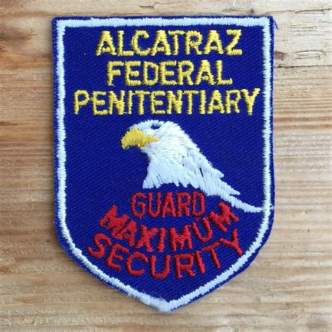 Alcatraz Federal Penitentiary Guard Vintage Souvenir Travel | Etsy