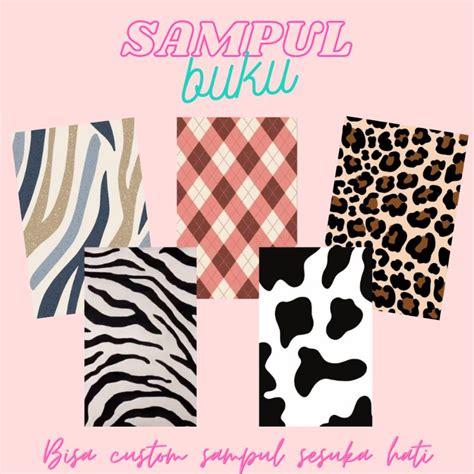 Jual Ap 120gr Sampul Buku Book Cover Aesthetic Custom Kekinian Ukuran