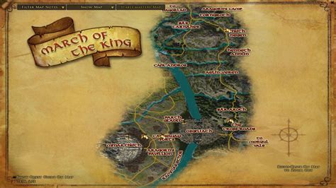 North Ithilien maps - LOTRO Update 19 - Lina's biscuity burrow