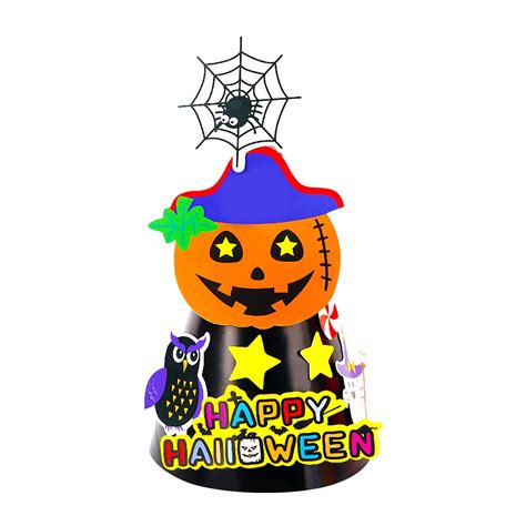 Halloween Hat Crafts Kit 1pcs Halloween DIY Party Hats Multicolor 8.66inchx 5.91inch - Walmart.com