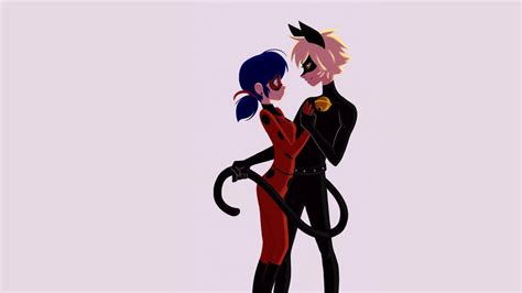 Ladybug E Cat Noir Se Beijam - Descargar fondos de Ladybugy Cat Noir Se Besan Mientras Bailan ...