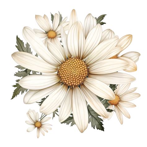 Ai Generative Daisy Flower Png Ai Generative Daisy Png Transparent