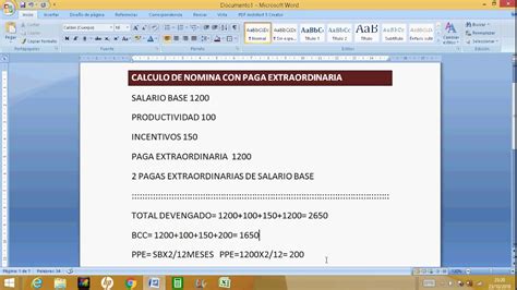 S Ntesis De Art Culos Paga Extra Como Se Calcula Actualizado