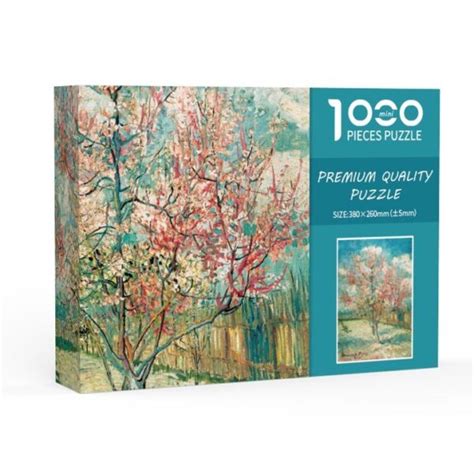 Vincent Van Gogh Peach Tree In Bloom Artwork Puzzleit