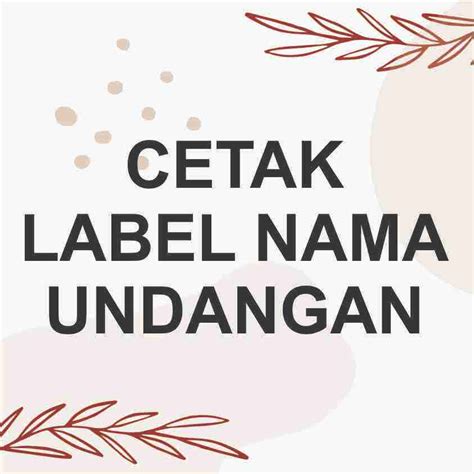 Jual Cetak Stiker Label Nama Undangan Shopee Indonesia