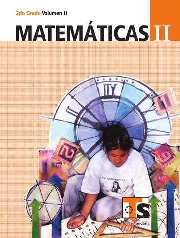 Libro De Matematicas Volumen Telesecundaria Segundo Grado Contestado