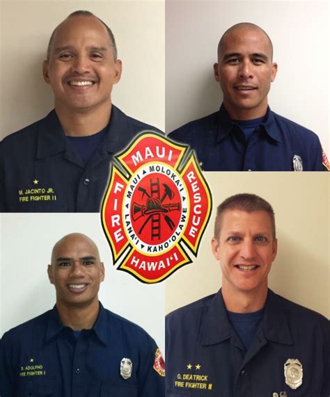 Maui Fire Department Announces 5 Promotions : Maui Now