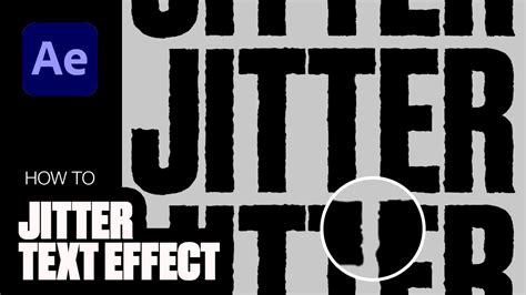 Jitter Wiggle Effect On Your Graphics After Effects Tutorial Youtube