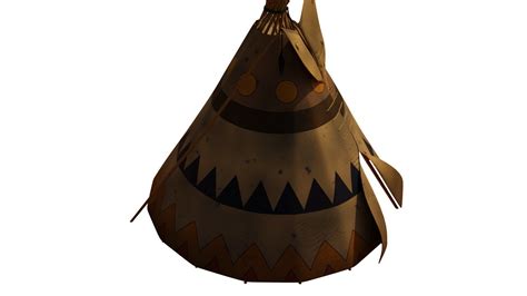 Tepee Indian Teepee 3d Model Cgtrader