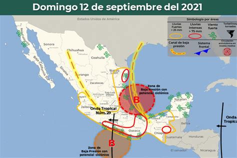 Clima para Cancún y el resto de QRoo este 12 de septiembre del 2021