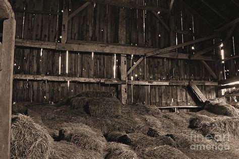 Rustic Barn ... Interior Photograph by PhotoClique