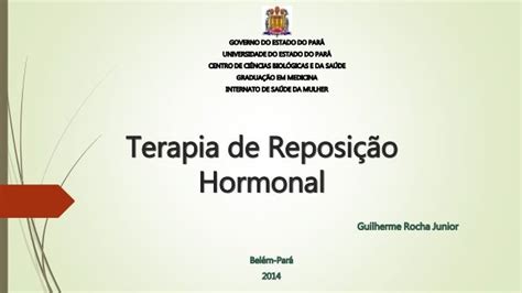 Terapia De Reposição Hormonal