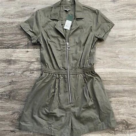 Wild Fable Olive Green Romper Jumpsuit Depop