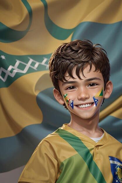 Premium Ai Image Kid Celebrating Brazil Independence Day Next In