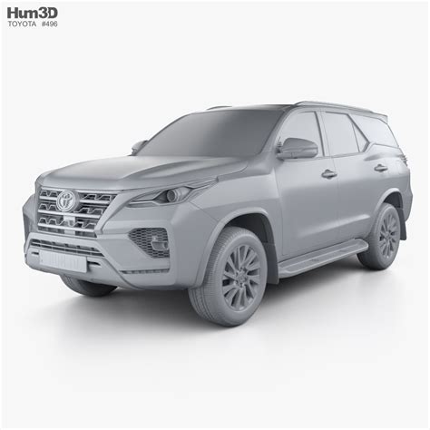 Toyota Fortuner 2022 3Dモデル 乗り物 on Hum3D