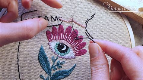 Flower Embroidery For Beginners Hand Embroidery Tutorial Youtube