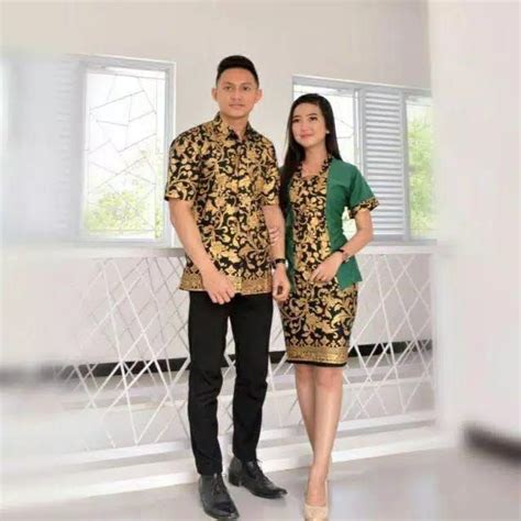 Baju Batik Natal Kapel Batik Couple Pasangan Sarimbit Batik