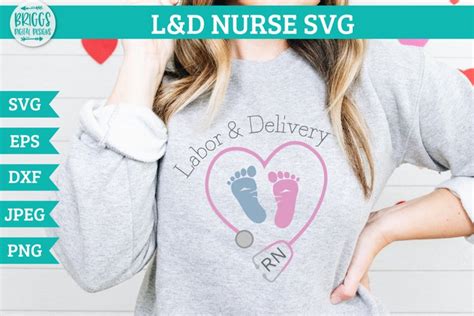 Labor And Delivery Nurse Svg