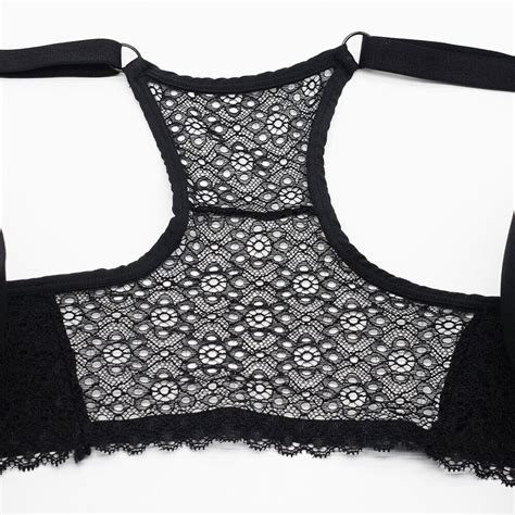 Plus Size Front Closure Brassiere Women Bras Sexy Lingerie Lace Racer Underwear EBay