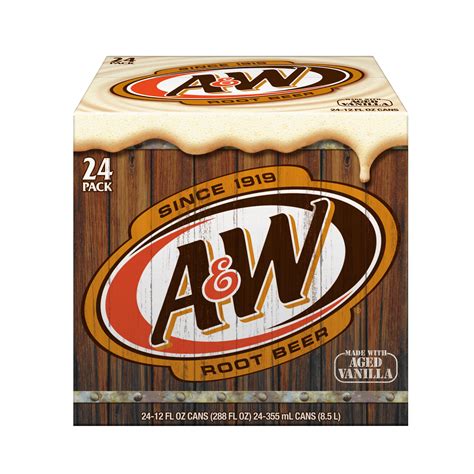 A W Caffeine Free Root Beer Fl Oz Count Deal Brickseek