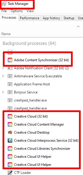 How To Prevent Adobe Creative Cloud From Auto Startup On A Windows Boot