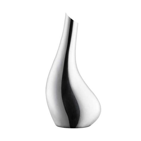 Vagnbys Vase Swan Solitaire Single Stem Vase In Silver Stainless Stee