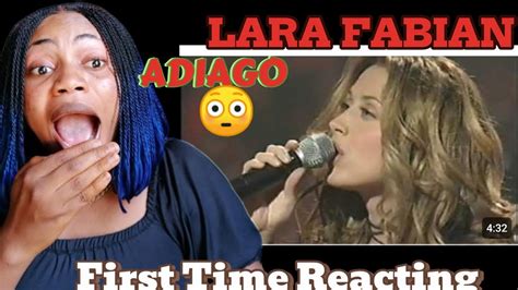 Lara Fabian Adagio Live Reaction My First Time Hearing Lara Fabian