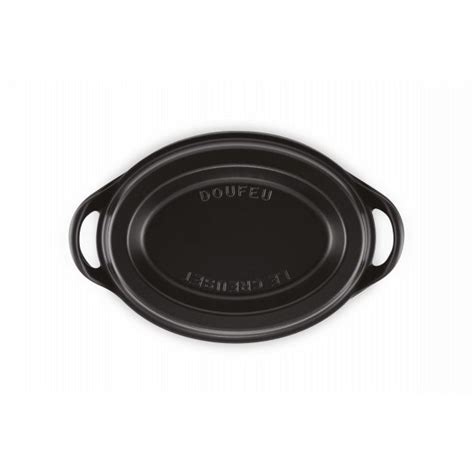 Cocotte Doufeu Ovale En Fonte Cm Noir Mat Le Creuset Achat Vente