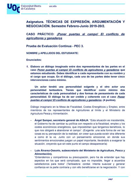 Argumentacion PEC 3 Asignatura TÈCNICAS DE EXPRESIÓN ARGUMENTACIÓN