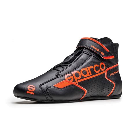 Sparco Italy Formula Rb 81 Racing Shoes Blackorange With Fia