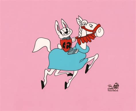 Comic Mint Animation Art Crusader Rabbit Scene Cel 1980s