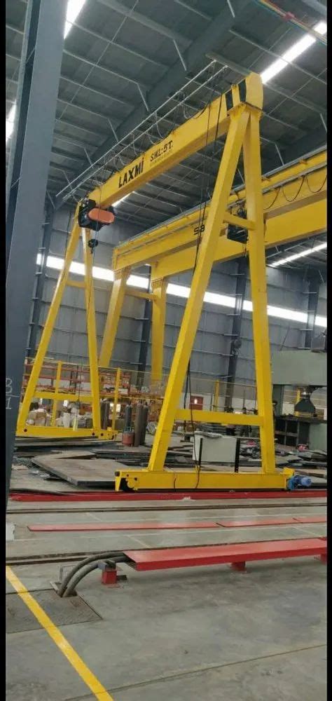 Laxmi Single Girder Gantry Crane Maximum Lifting Capacity Ton At