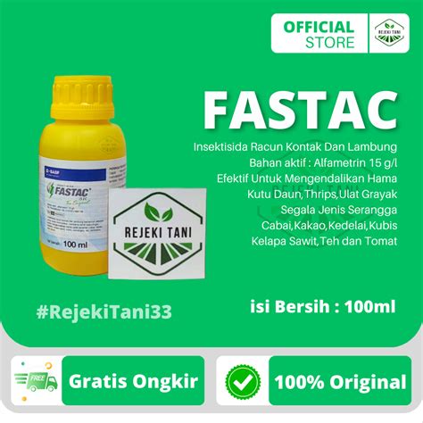 Jual Insektisida FASTAC 15 EC 100ml Racun Kontak Dan Lambung Untuk