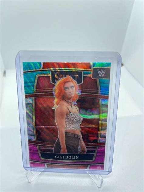 2022 Panini Select WWE Concourse Tri Color Prizm 87 Gigi Dolin For