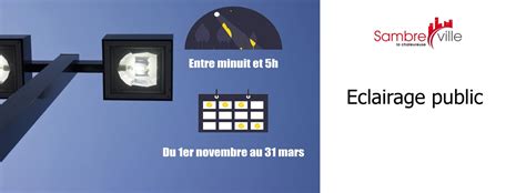 Coupure de l éclairage public du 1er novembre au 31 mars de minuit à 5h