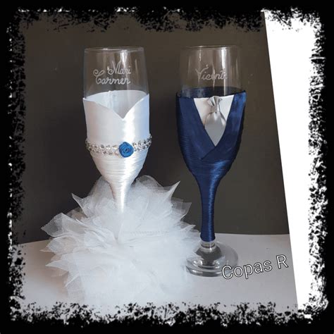 Copas Personalizadas Para Bodas Y Eventos Copas De Novios