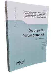 Drept Penal Partea General Caiet De Seminar Lavinia Valeria