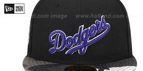 Los Angeles Dodgers METALLIC CAMO Fitted Hat By New Era