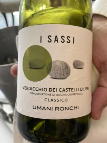 Umani Ronchi I Sassi Verdicchio Dei Castelli Di Jesi Classico