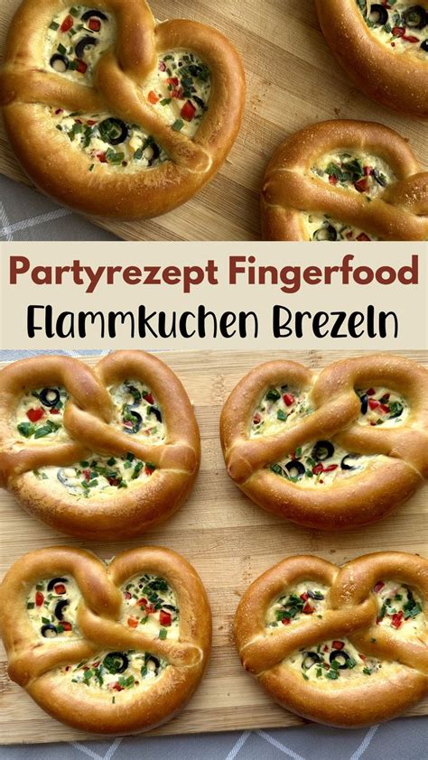 Fingerfood Idee Flammkuchen Brezeln Ein Einfacher Und Schneller