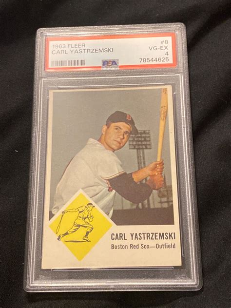 Carl Yastrzemski 1963 Fleer 8 Psa 4 EBay