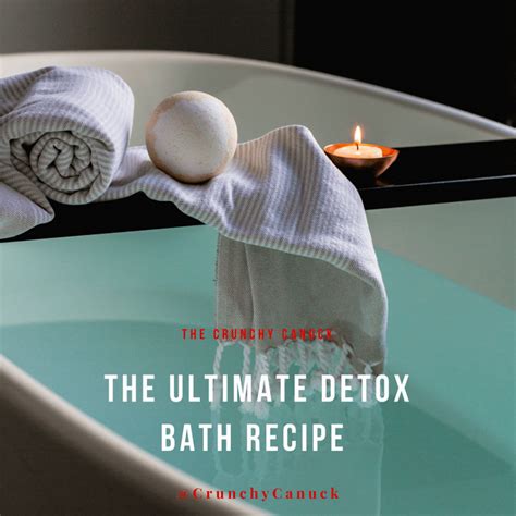 The Ultimate Detox Bath Recipe Detox Bath Recipe Bath Recipes