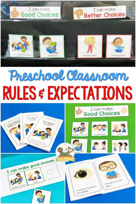 Classroom Rules Happy And Bright Theme Preschool Classroom Rules Riset