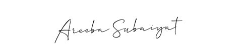 76 Areeba Subaiyat Name Signature Style Ideas Cool Esignature