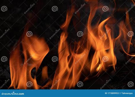 Fire Flames and the Smoke Background Stock Image - Image of australia ...