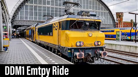 Train Cab Ride NL DDM1 Loc 1700 Special Amsterdam CS Haarlem