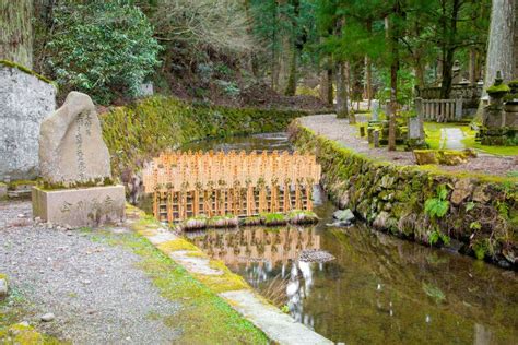 Okunoin Templo Del Cementerio De Koyasan Wakayama Japón Foto de