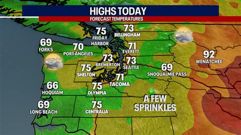 Seattle weather: Cooldown around Western Washington today | FOX 13 Seattle