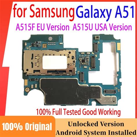 Unlocked Original Motherboard For Samsung Galaxy A A F A U