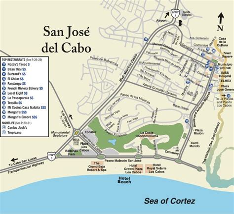 Mapa De San José Del Cabo Político Región Mapa Político Ciudad Región